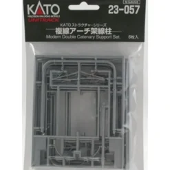 Kato 23-057 N Modern Double Track Catenary Poles (Pack of 6) - Model Train Junction: Quality Parts and Art Supplies