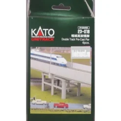 Kato 23-018 N 2" Double Track Pier (Set of 6) - Model Train Junction: Quality Parts and Art Supplies