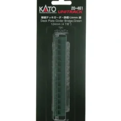 Kato 20-461 N 4-7/8" Green Deck Plate Girder Bridge - Model Train Junction: Quality Parts and Art Supplies