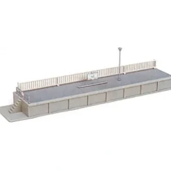 Kato 23-112 N 7-7/8" One-Sided Platform End #1 - Model Train Junction: Quality Parts and Art Supplies
