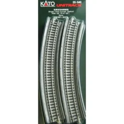 Kato 20-540 N 15" Radius 30 Viaduct Single Curved UniTrack (Pack of 2) - Model Train Junction: Quality Parts and Art Supplies