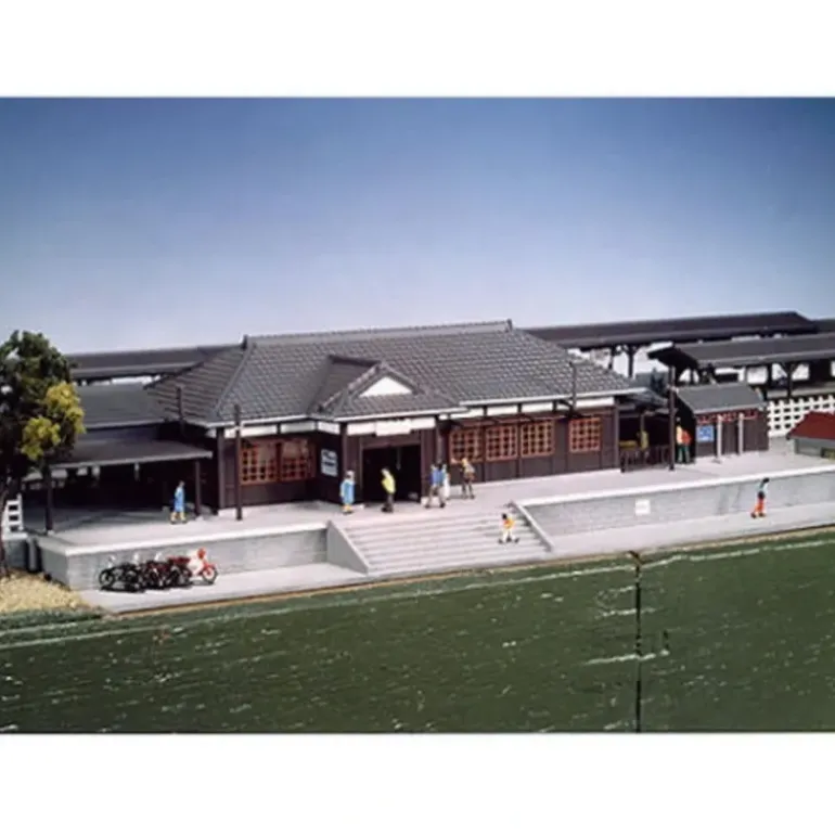 Kato 23-220 N Rural Station Set Kit - Model Train Junction: Quality Parts and Art Supplies