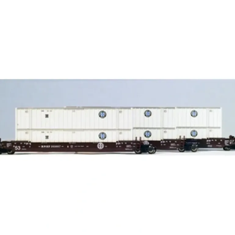 Kato 106-6111 N Scale BNSF Gunderson Double Stack Car Set #1 - Model Train Junction: Quality Parts and Art Supplies