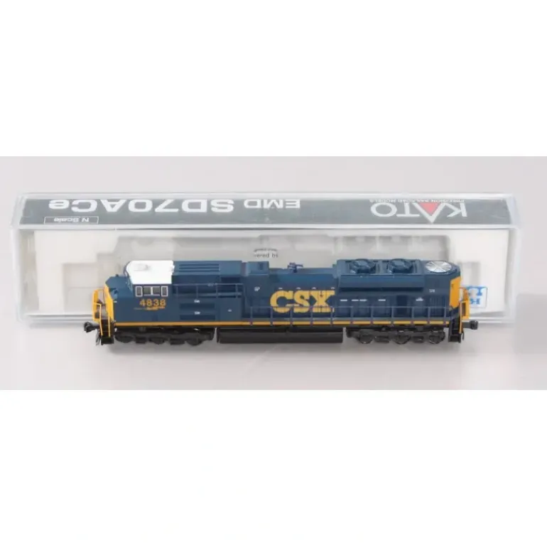 Kato 176-8423 N Scale CSX (Blue & Yellow) SD70ACe Diesel Locomotive #4838 LN/Box - Model Train Junction: Quality Parts and Art Supplies