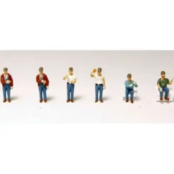 Kato 24-270 N Scale Day / Night Yard Crew Figures (Set of 6) - Model Train Junction: Quality Parts and Art Supplies