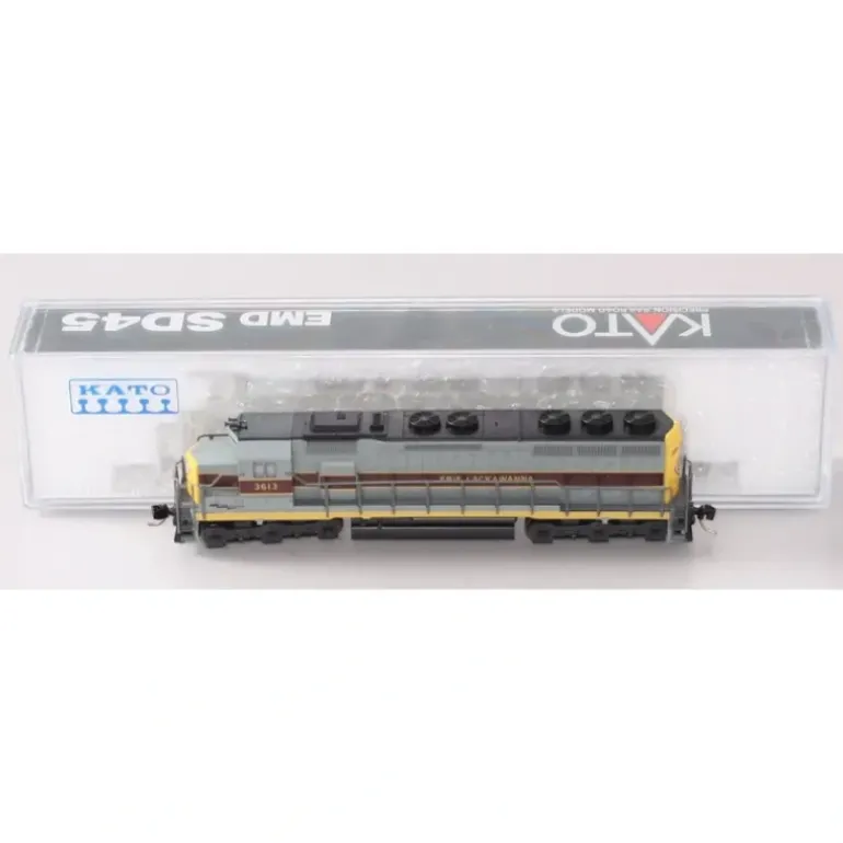 Kato 176-3110 N Scale Erie Lackawanna SD-45 Diesel Locomotive #3613 - Model Train Junction: Quality Parts and Art Supplies
