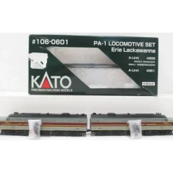 Kato 106-0601 N Scale Erie Lackawanna PA-1 Locomotive Set - Model Train Junction: Quality Parts and Art Supplies