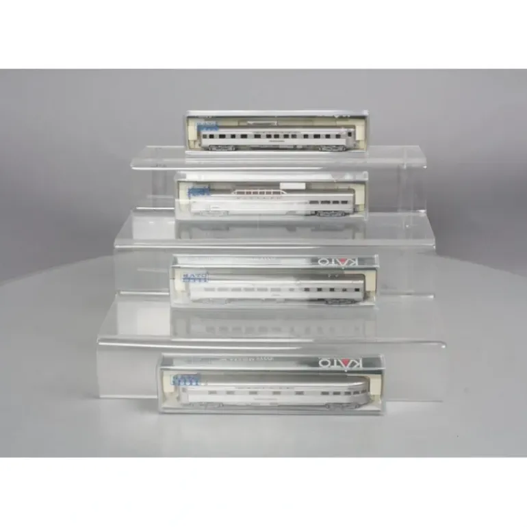 Kato 106-6001 N Scale Santa Fe Super Chief 4-Car Passenger Set (Set A) - Model Train Junction: Quality Parts and Art Supplies