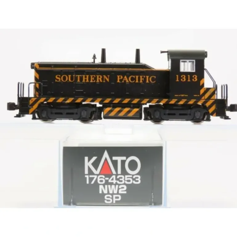 Kato 176-4353 N Scale Southern Pacific NW2 Diesel Switcher #1313 - Model Train Junction: Quality Parts and Art Supplies