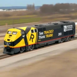 Kato, 176-6039-LS, N, GE P42 Genesis, Amtrak, "Operation Life Saver", #203, DCC & Sound - Model Train Junction: Quality Parts and Art Supplies