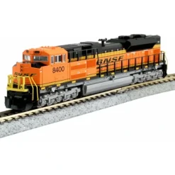 Kato, N Scale, 176-8527, EMD SD70ACe Nose Headlight Version, Burlington Northern Santa Fe, #9079, DCC Ready - Model Train Junction: Quality Parts and Art Supplies