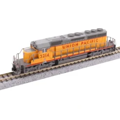 Kato, N Scale, 176-4828, SD40-2, Early Production, UP , #3214, DCC Ready - Model Train Junction: Quality Parts and Art Supplies