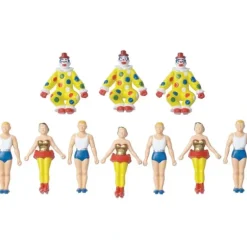 K-Line 6-21324 O By Lionel Acrobats & Clowns Circus Painted Figures (Set of 10) - Model Train Junction: Quality Parts and Art Supplies