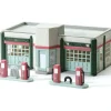 K-Line 6-21384 O By Lionel Service Station with Gas Pumps Building Kit - Model Train Junction: Quality Parts and Art Supplies