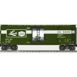 K-Line 6-22414 O Gauge Linde Union Carbide Boxcar #383 w/Interior Aluminum Tank - Model Train Junction: Quality Parts and Art Supplies