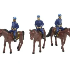 K-Line 6-21377 O Scale Lionel Mounted Police Figures W/Horses (Set of 3) - Model Train Junction: Quality Parts and Art Supplies