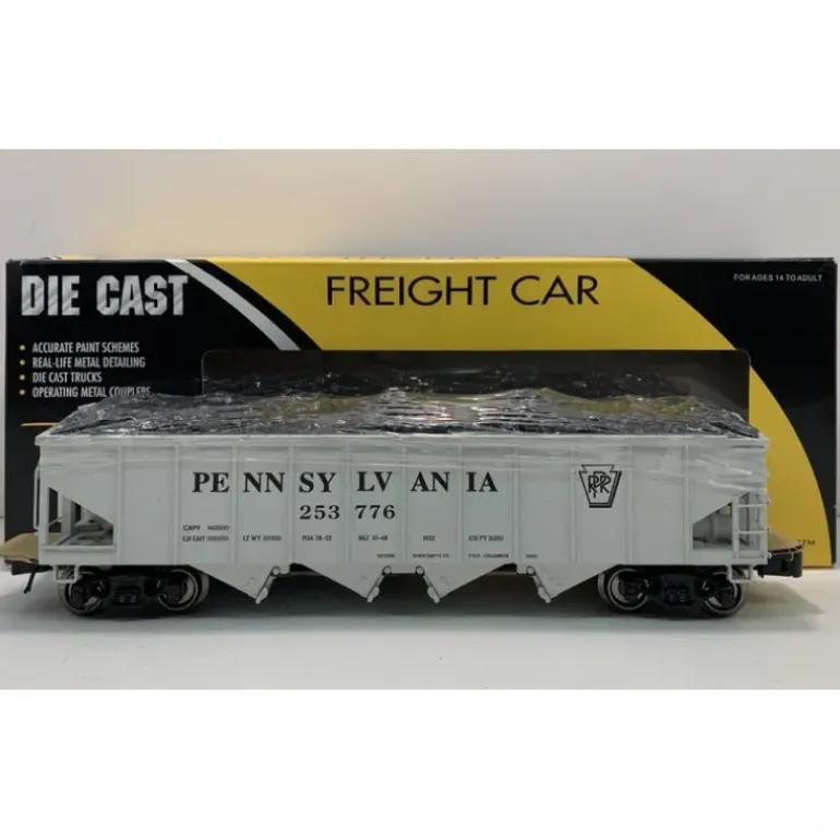 K-Line 6-22293 PRR Die Cast 4-Bay Hopper - Model Train Junction: Quality Parts and Art Supplies