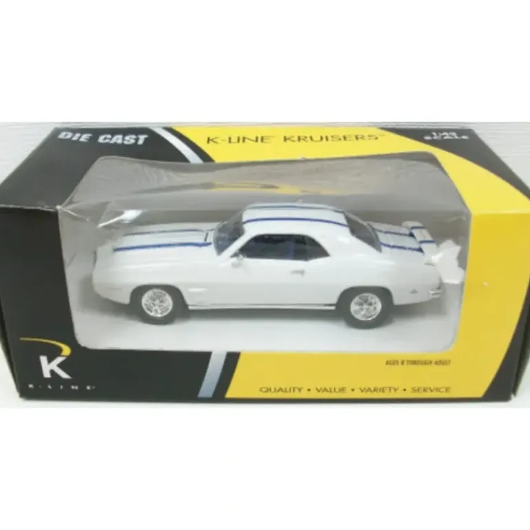 K-Line K94238 1969 White & Blue Firebird Trans Am - Model Train Junction: Quality Parts and Art Supplies