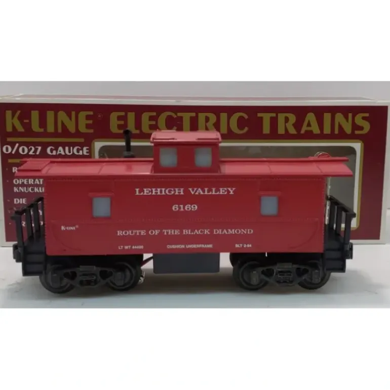 K-Line K6169 Lehigh Valley Classic Lighted Caboose EX/Box - Model Train Junction: Quality Parts and Art Supplies