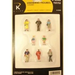 K-Line K42305 O and O-27 Standing Figures (Set of 8) - Model Train Junction: Quality Parts and Art Supplies