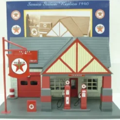 K-Line K40731 O Gauge Built-Up Texaco 1940 Service Station Assembled - Model Train Junction: Quality Parts and Art Supplies
