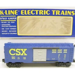 K-Line K6420 O Gauge CSX Boxcar EX/Box - Model Train Junction: Quality Parts and Art Supplies