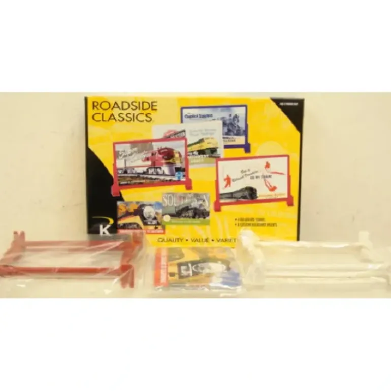 K-Line K41876A Railroad Billboards Set - Model Train Junction: Quality Parts and Art Supplies