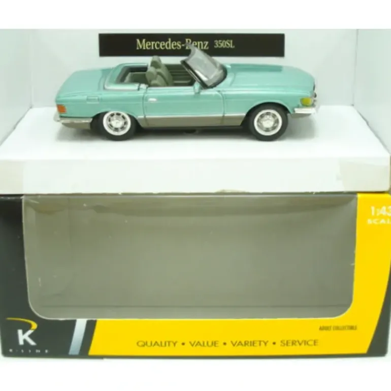 K-Line Kruisers 1:43 1971 Mercedes-Benz 350SL Diecast Car - Model Train Junction: Quality Parts and Art Supplies