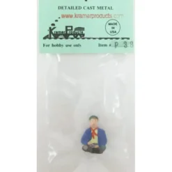 Kramer P38 O-Scale Seated Hobo With Plate in Lap Figure - Model Train Junction: Quality Parts and Art Supplies