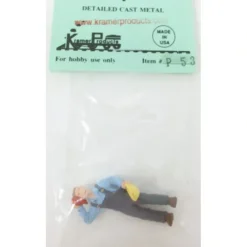 Kramer P53 O-Scale Warehouse Man Wiping Head Figure - Model Train Junction: Quality Parts and Art Supplies