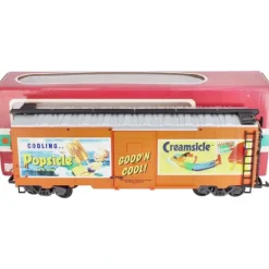 LGB 48910 Creamsicle Popsicle Boxcar - Model Train Junction: Quality Parts and Art Supplies