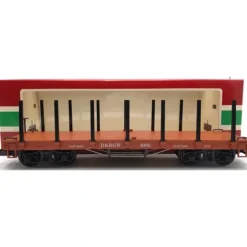 LGB 4060 Denver & Rio Grande Western Flatcar w/Stakes #4060 EX/Box - Model Train Junction: Quality Parts and Art Supplies