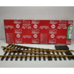 LGB 16050 G 22.5 R3 Right Hand Electric Curved Switch Turnout - Model Train Junction: Quality Parts and Art Supplies