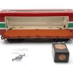 LGB 4060 G Denver & Rio Grande Western Flatcar w/Log Load #4060 LN/Box - Model Train Junction: Quality Parts and Art Supplies