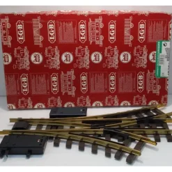 LGB 12360 G Gauge R1 30 Electric 3-Way Switch Turnout - Model Train Junction: Quality Parts and Art Supplies