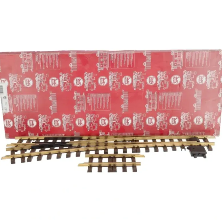 LGB 18150 G R5 15 Left Hand Manual Switch Turnout - Model Train Junction: Quality Parts and Art Supplies