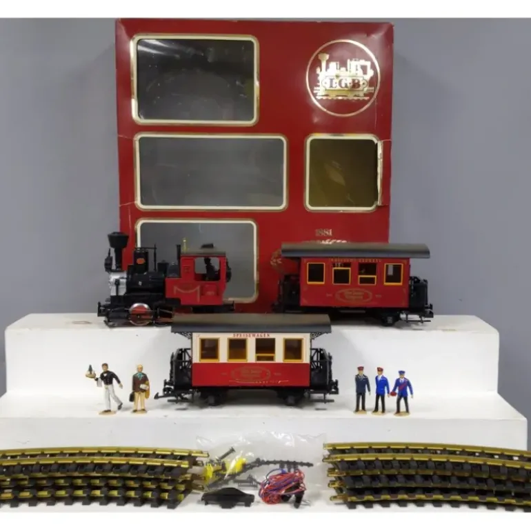 LGB 19810 G Scale 100 Year 1981 Jubilee Steam Locomotive Train Set EX/Box - Model Train Junction: Quality Parts and Art Supplies
