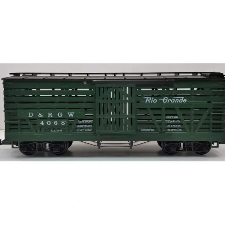 LGB 4068 G Scale Denver & Rio Grande Western Stock Car EX - Model Train Junction: Quality Parts and Art Supplies