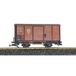 LGB 40353 G Scale Deutsche Reichsbahn Boxcar- Plastic Wheels - Model Train Junction: Quality Parts and Art Supplies