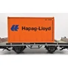 LGB 42030 G Scale Hapag-Lloyd Container Car - Model Train Junction: Quality Parts and Art Supplies