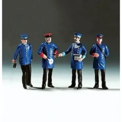 LGB 54403 G Scale Railroad Workers Set of 4 - Model Train Junction: Quality Parts and Art Supplies