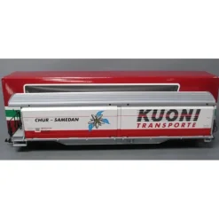 LGB 45570 G Scale RhB Sliding Wall Boxcar - Model Train Junction: Quality Parts and Art Supplies