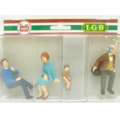 LGB 52450 G Seated Passenger Figures (Set of 4) - Model Train Junction: Quality Parts and Art Supplies