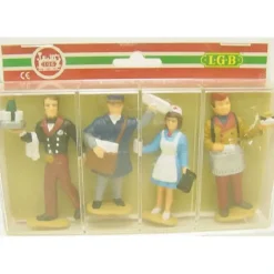 LGB 5145 G Station Worker Figures Hand Painted (Box of 4) - Model Train Junction: Quality Parts and Art Supplies