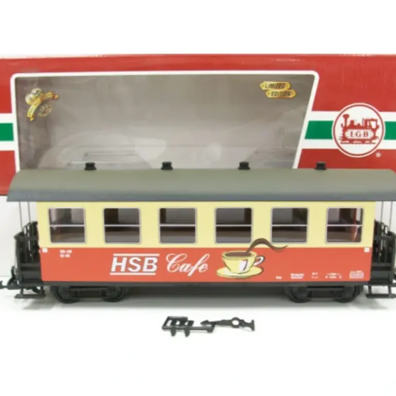 LGB 32730 HSB Caf Passenger Car, 900-498 - Model Train Junction: Quality Parts and Art Supplies