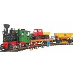 LGB 72403 LGB Freight G Scale Starter Set with Sound - 120 Volts - Model Train Junction: Quality Parts and Art Supplies