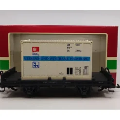 LGB 4003 LGB G Scale 4003 Flatcar and Container Load LN/Box - Model Train Junction: Quality Parts and Art Supplies