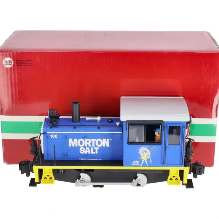 LGB 24630 Morton Salt Diesel Switcher Loco - Model Train Junction: Quality Parts and Art Supplies