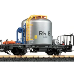 LGB 45254 RhB Cement Silo Car, Uce 8028 - Model Train Junction: Quality Parts and Art Supplies