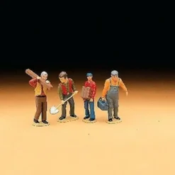 LGB 51430 Standing Construction Worker Figures G Scale (Set of 4) - Model Train Junction: Quality Parts and Art Supplies
